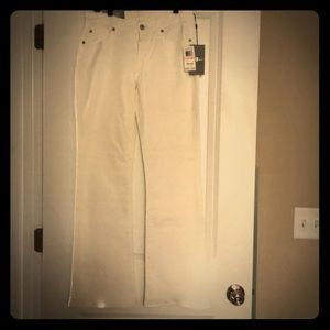 7 For All Mankind Kimmie bootcut jeans white 28